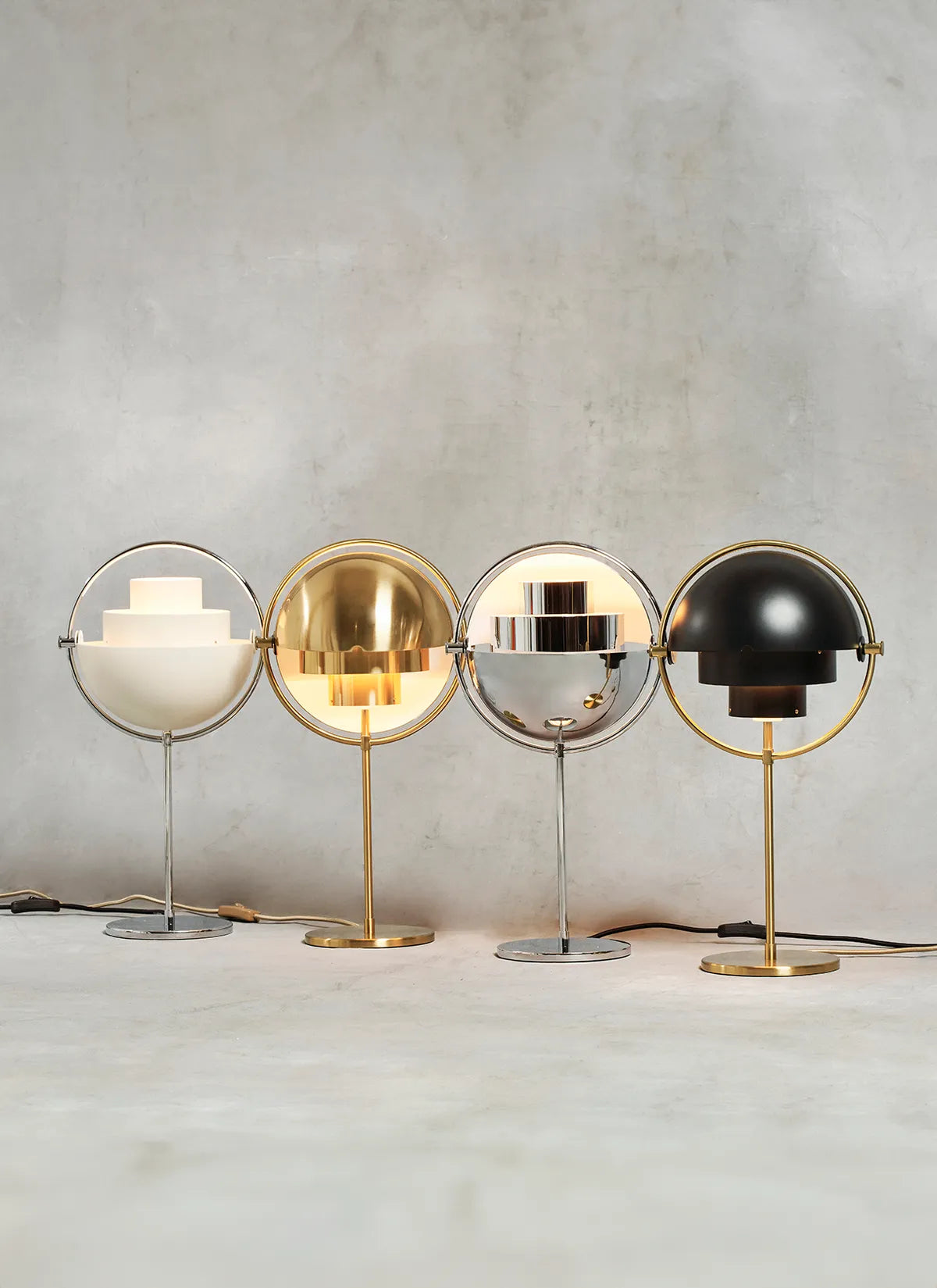MULTI-LITE TABLE LAMP BASE CHROME