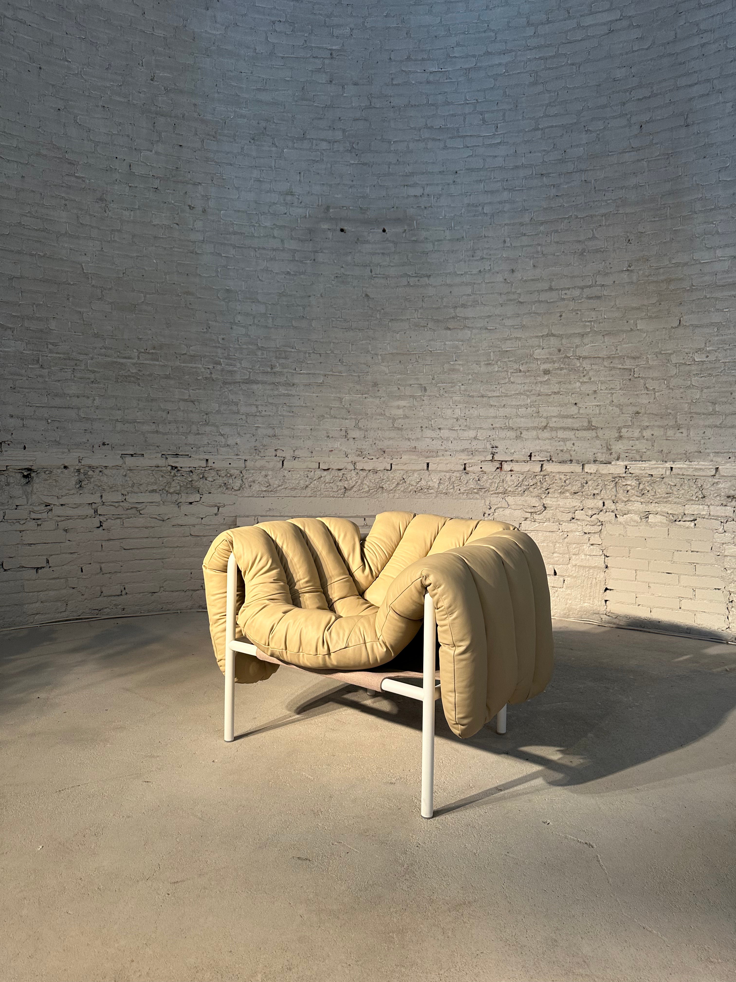 Puffy lounge chair by Faye Toogood
