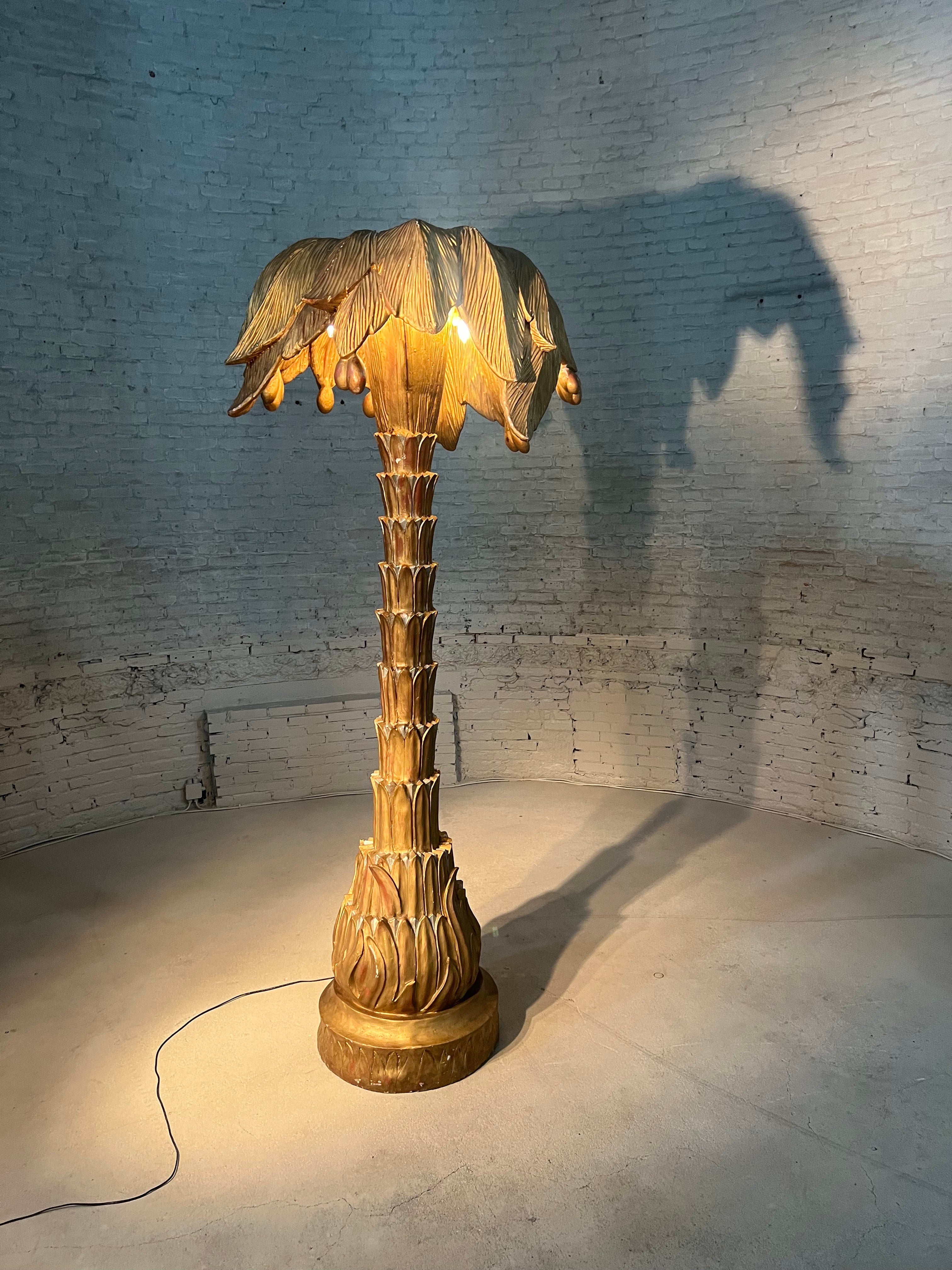 Vintage Palm Lamp