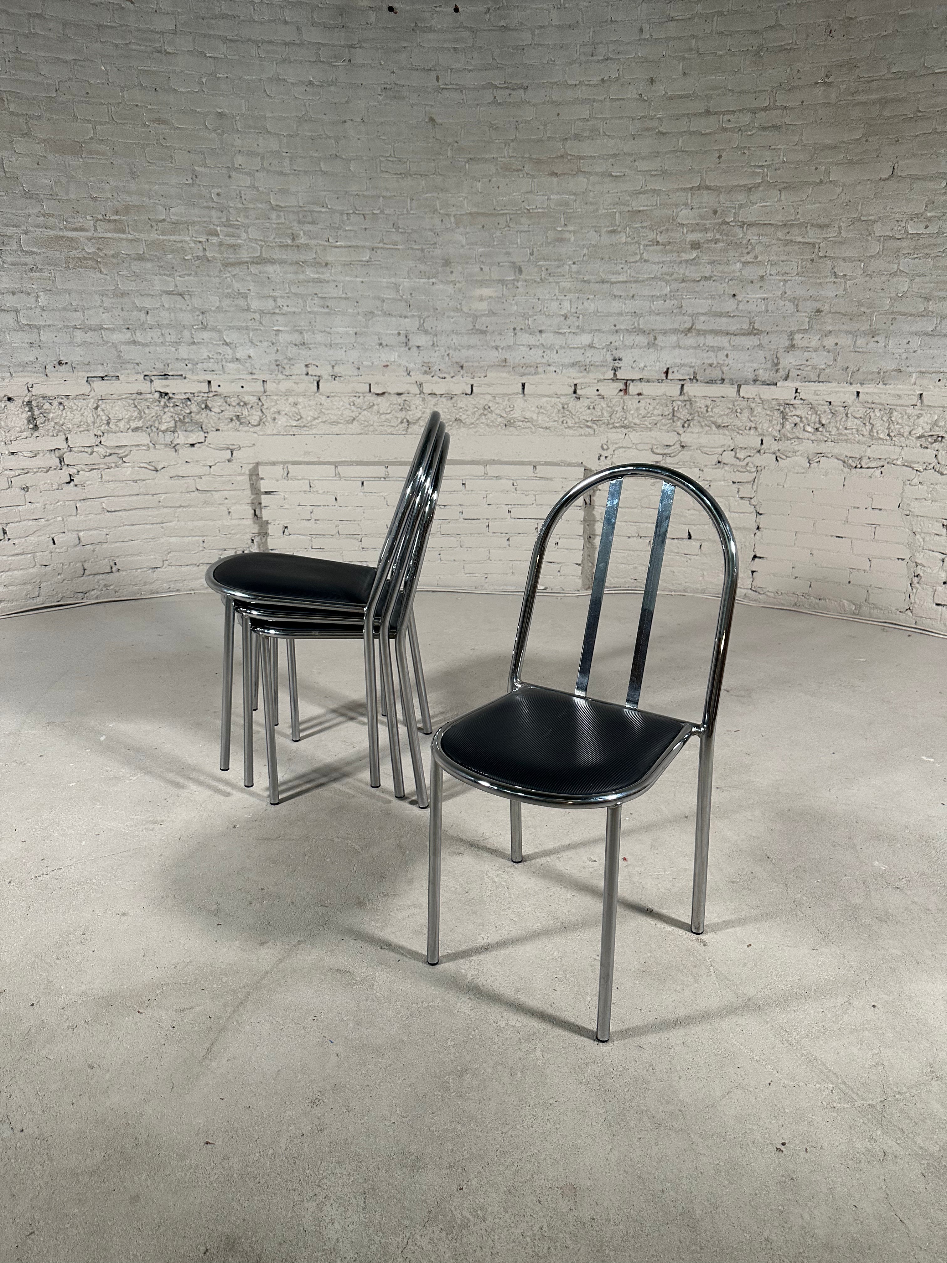 Robert Mallet-Stevens Set of Six Dining Chairs