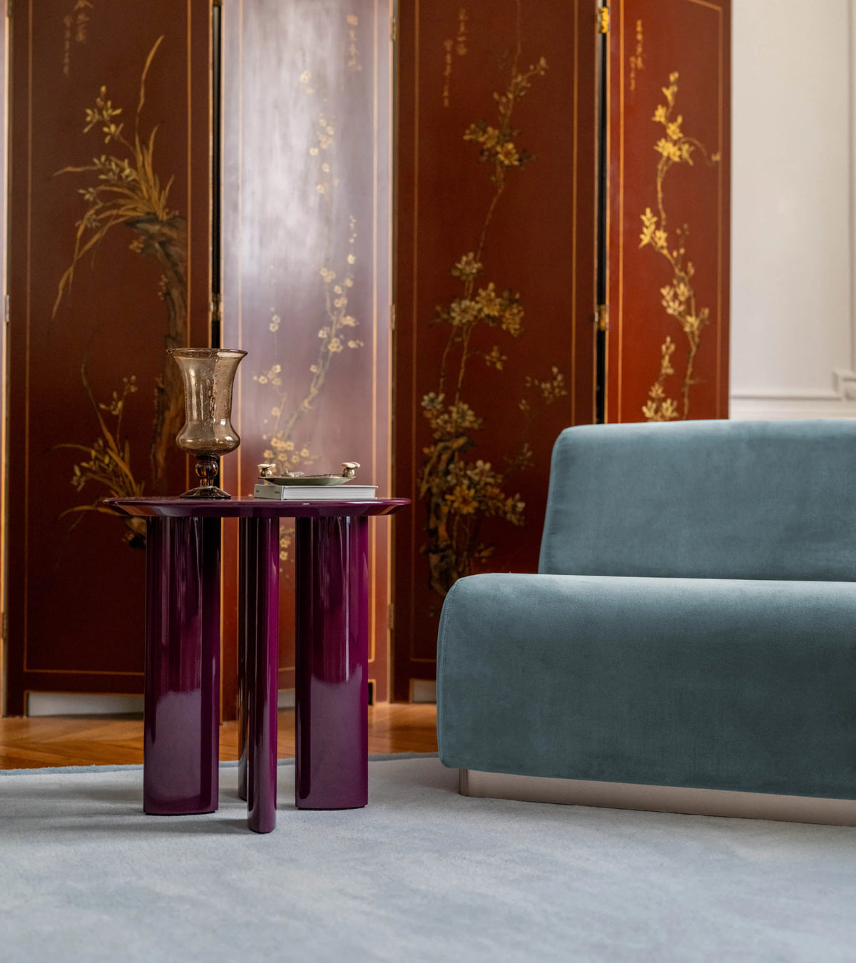 Carlotta Laquered Sidetable