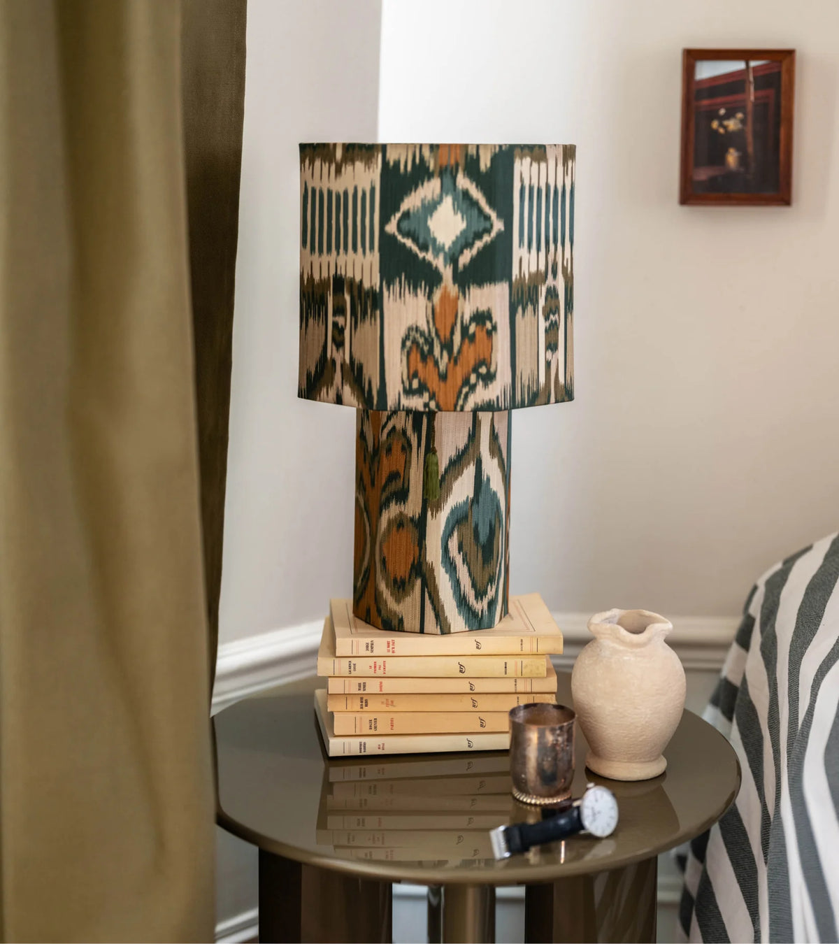 Pompon Lamp Ikat