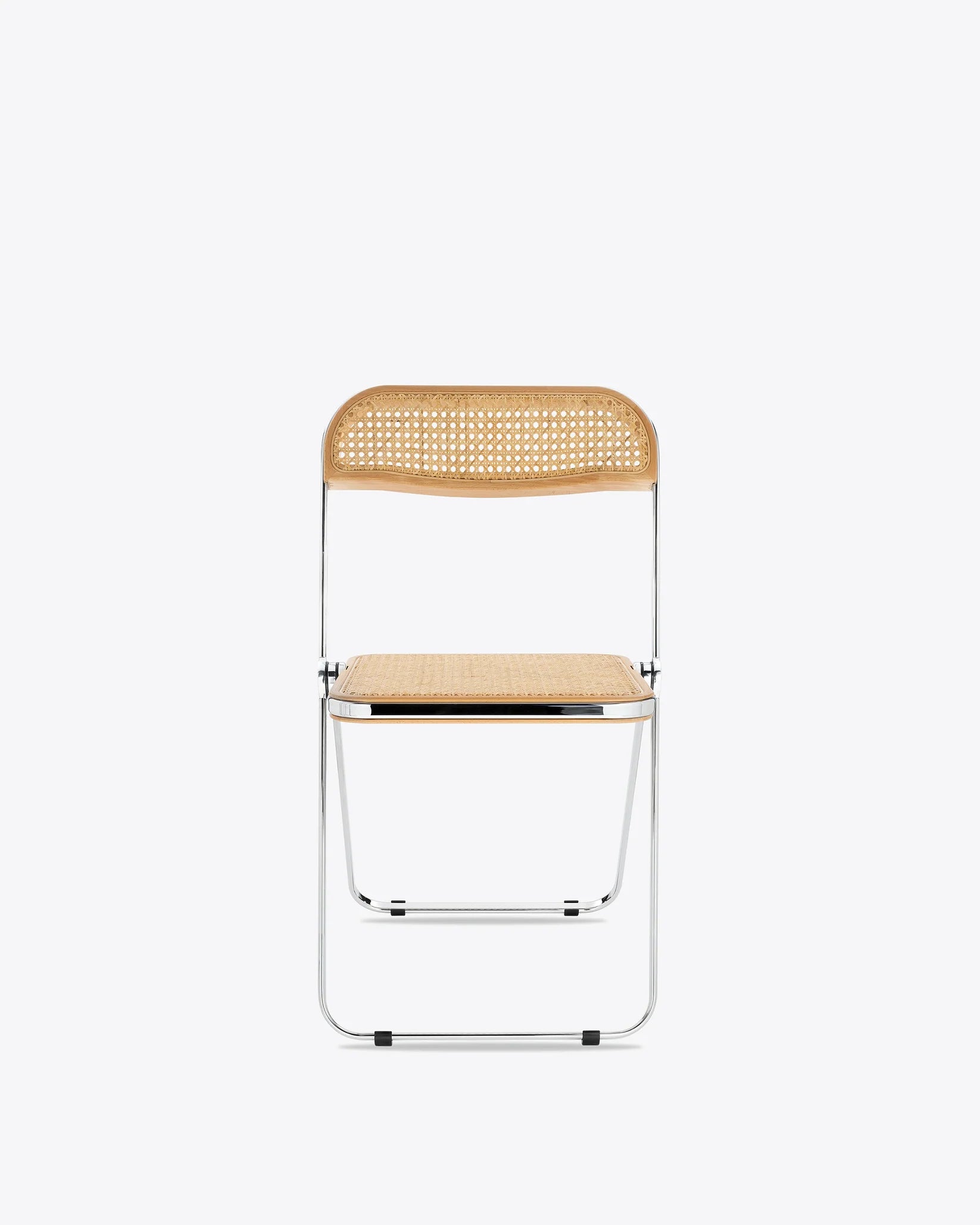 Plia by Giancarlo Piretti with Vienna straw