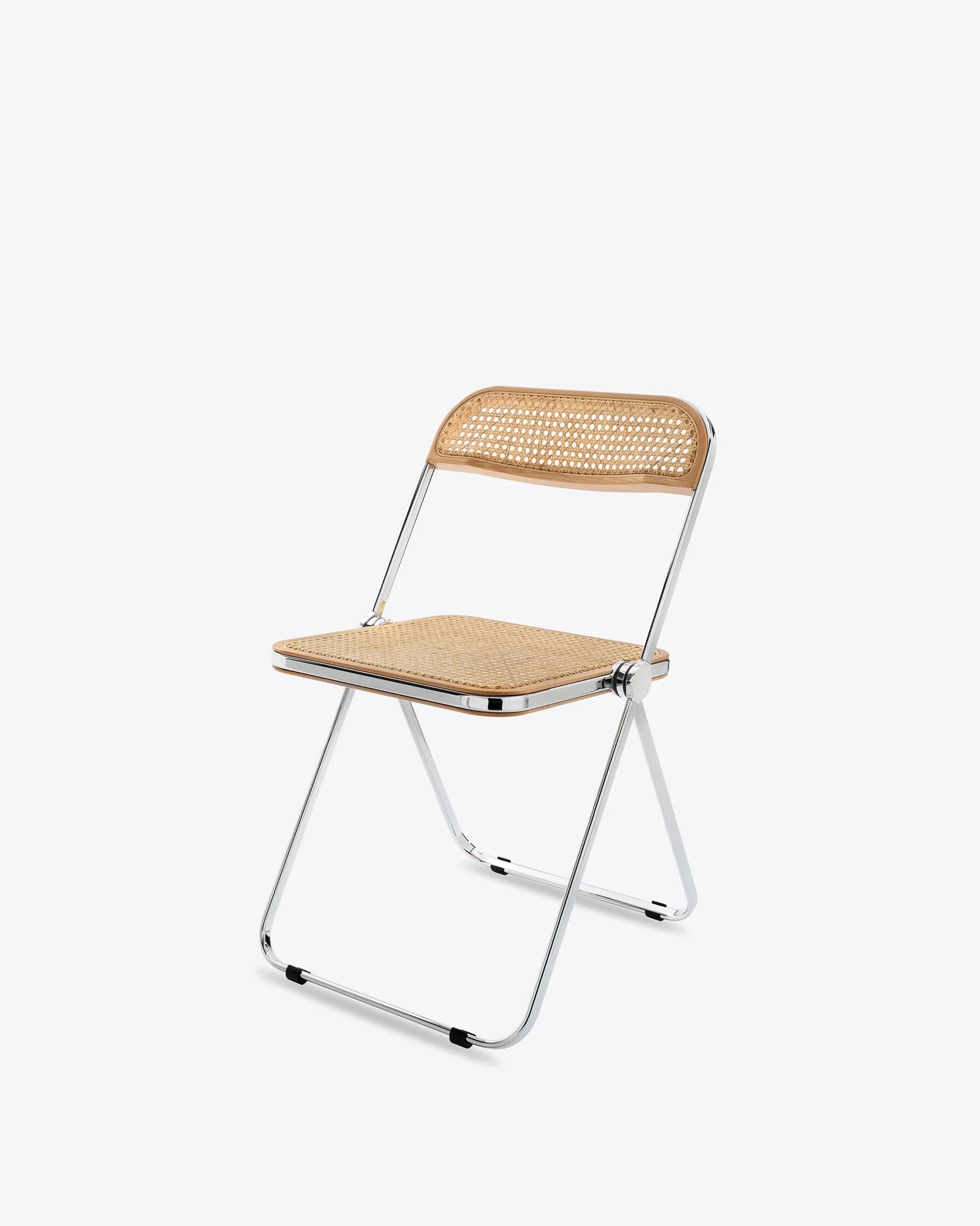 Plia by Giancarlo Piretti with Vienna straw