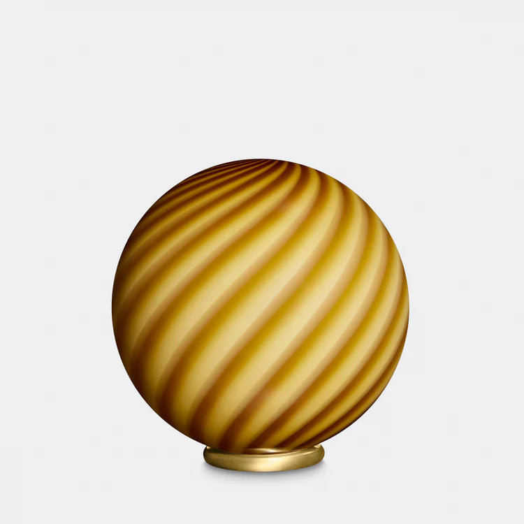 Murano Swirl tablelamp - amber / orange
