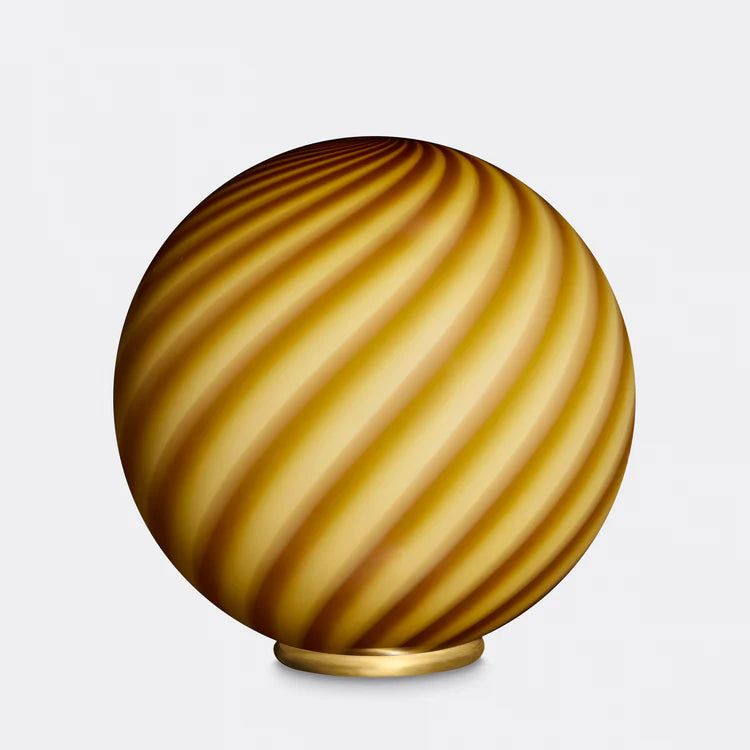 Murano Swirl tablelamp - amber / orange