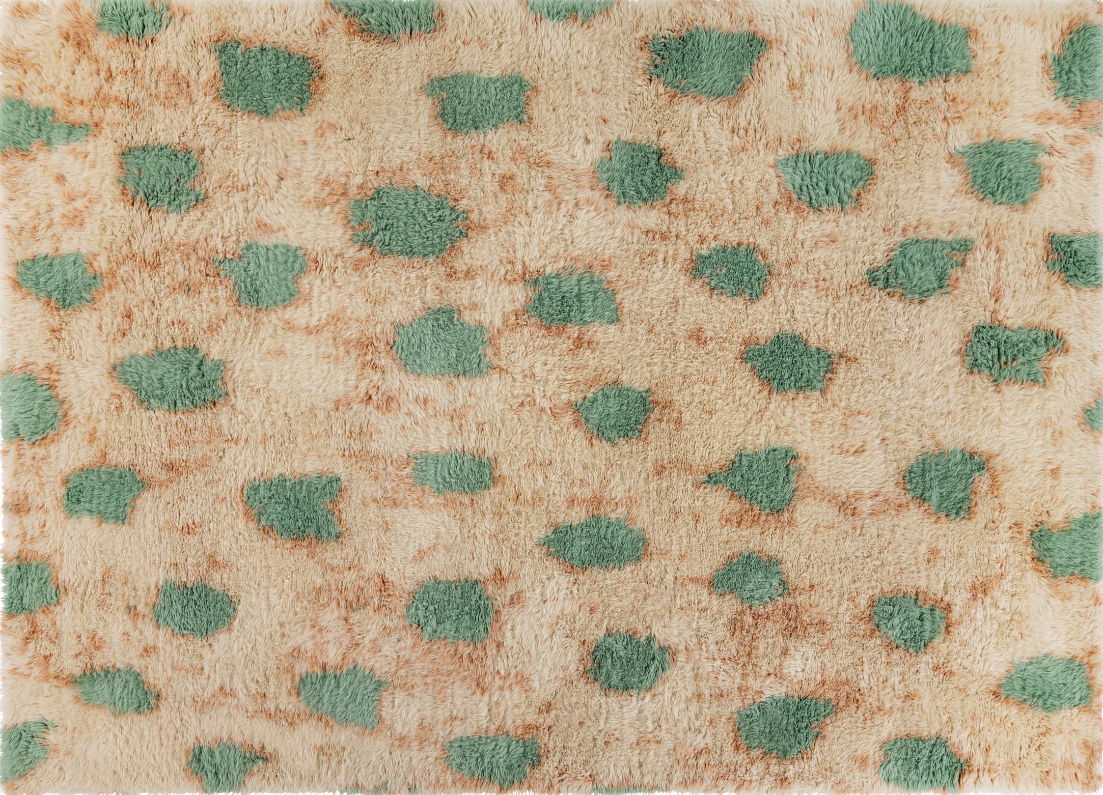 Monster Rug by Siri Carlén - Turquoise