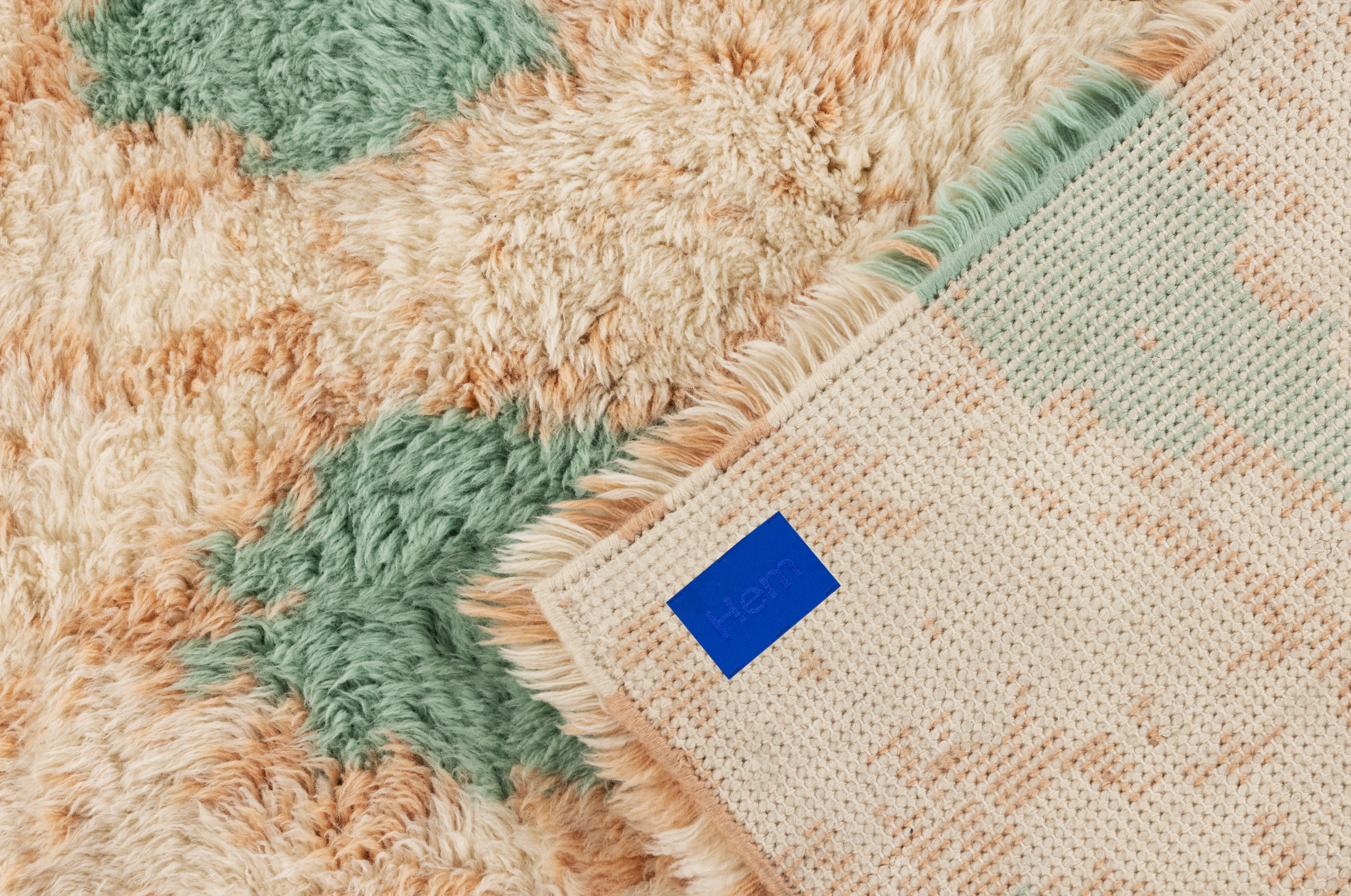 Monster Rug by Siri Carlén - Turquoise
