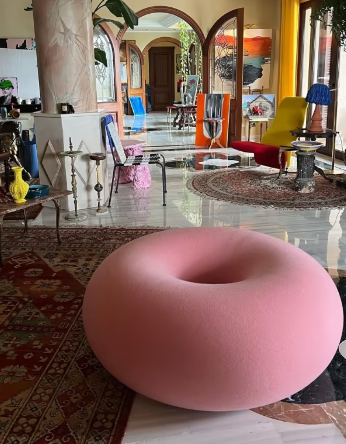 Boa Pouf by Sabine Marcelis