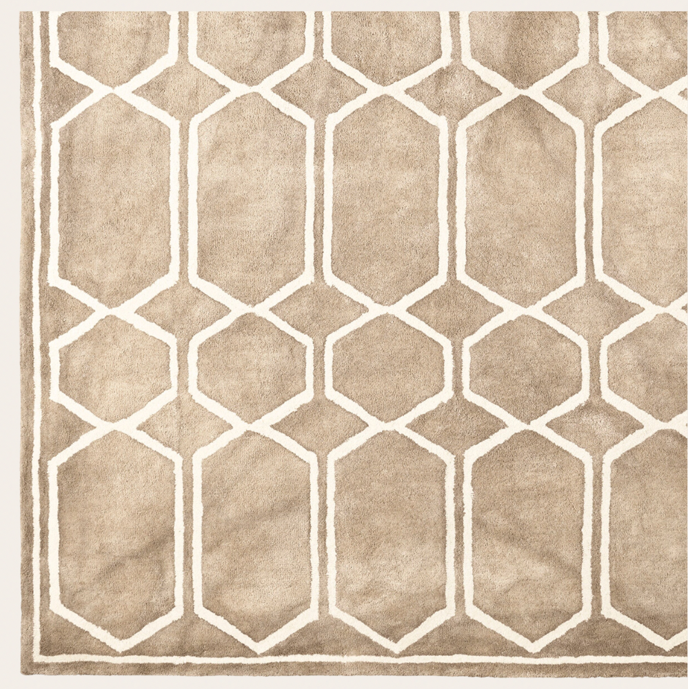 Tie Dye Beige Rug