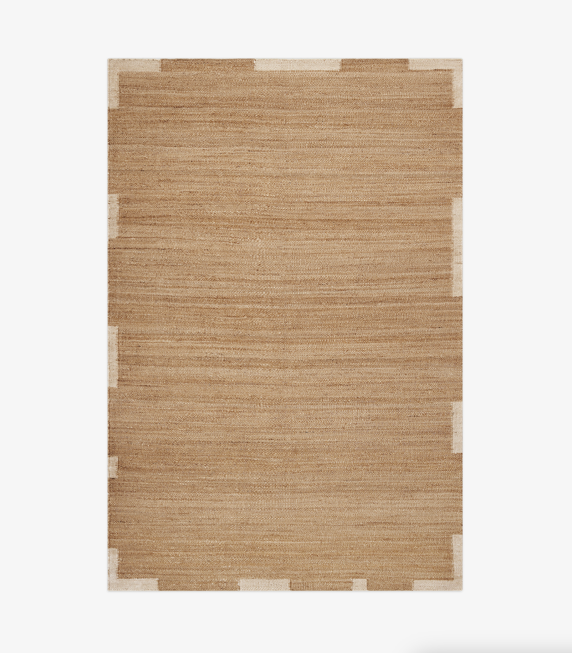 Jute Edge Rug Cream