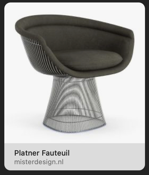 Platner stool