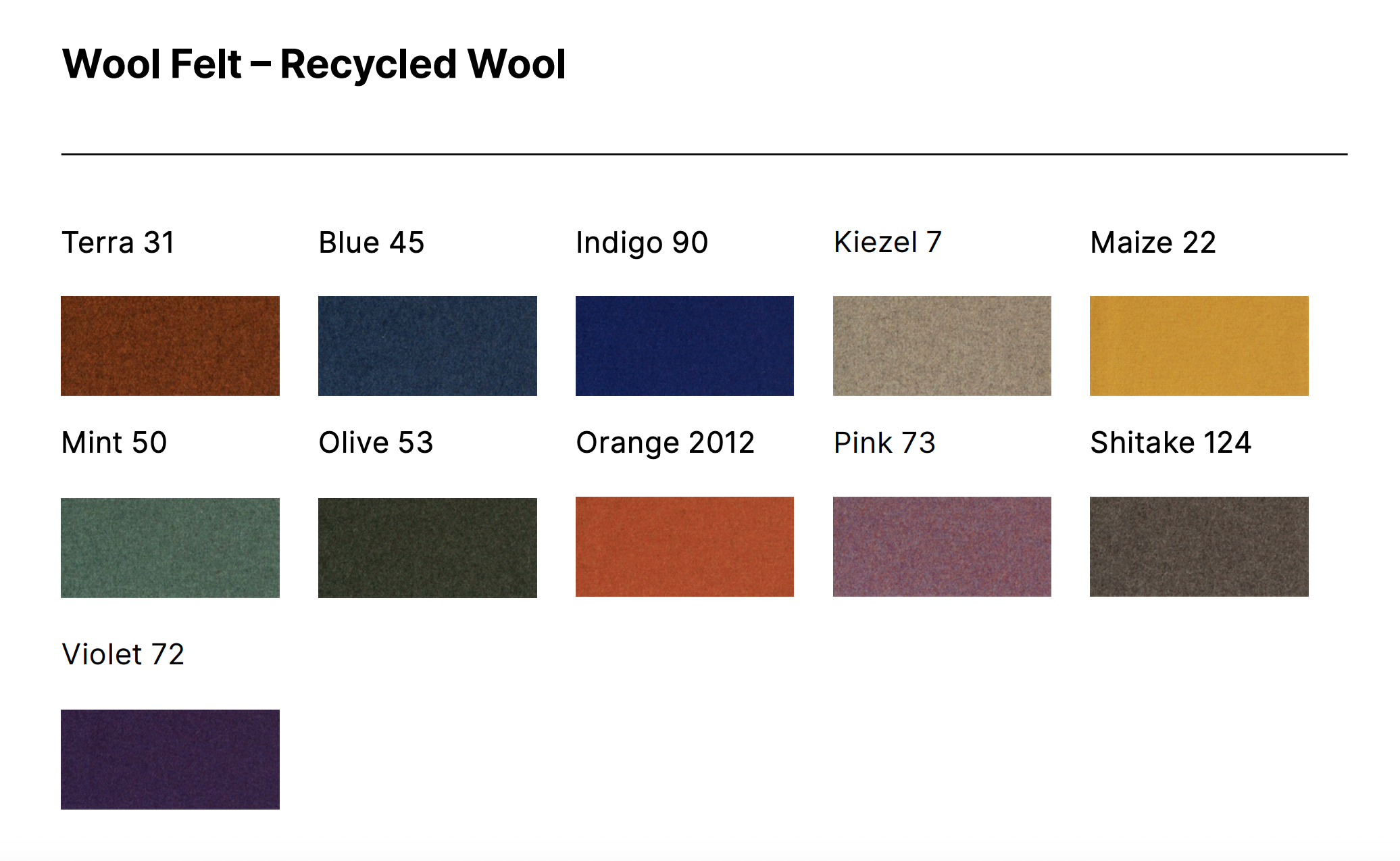 IDA Chair by Mariekke Jansen / Recycled Wool Felt