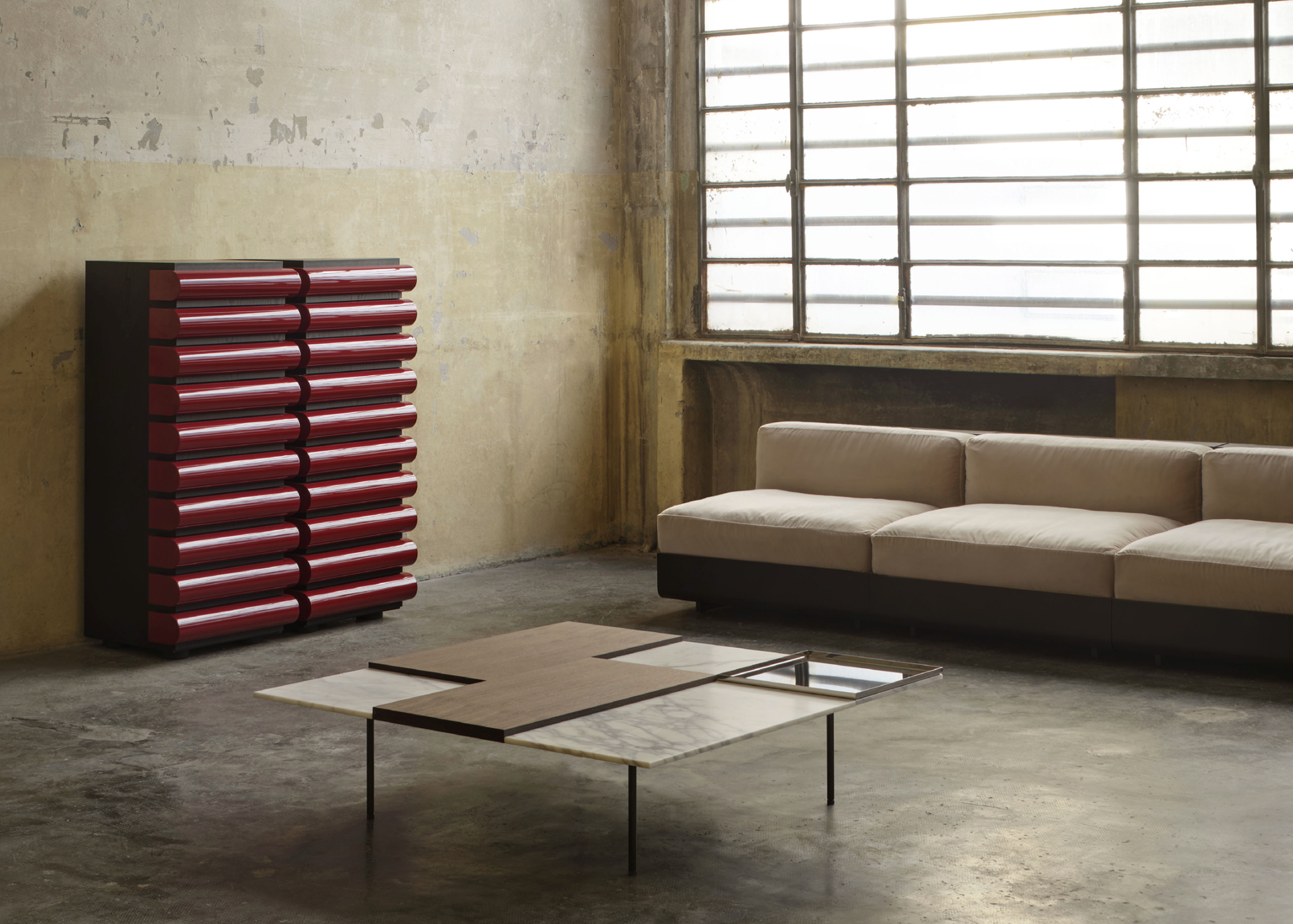 Storet Chest of Drawers by Nanda Vigo