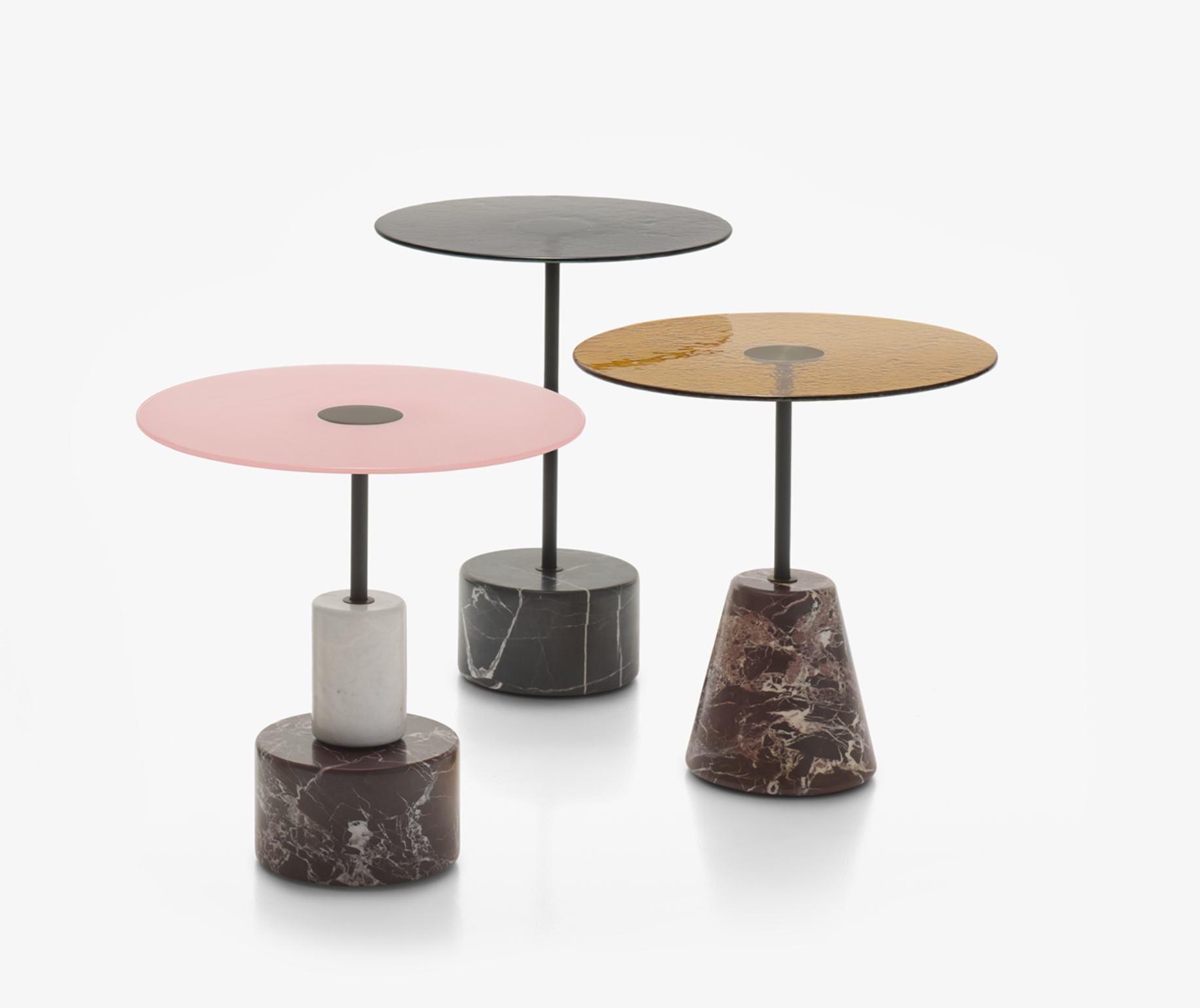 Menhir Mini Low Table – Base D by Giotto Stoppino and Lodovico Acerbis