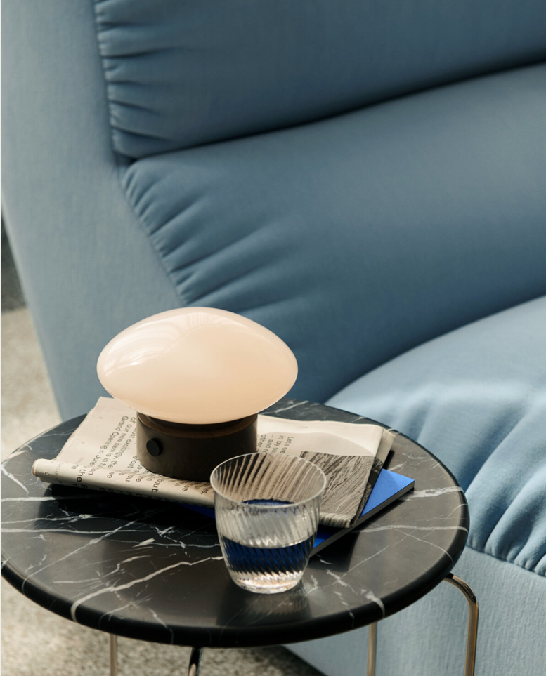 Wire Stool Marble Table Top