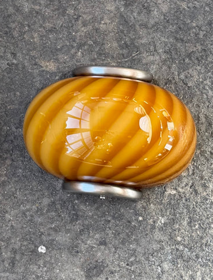Murano Swirl wall lamp - Amber / Orange