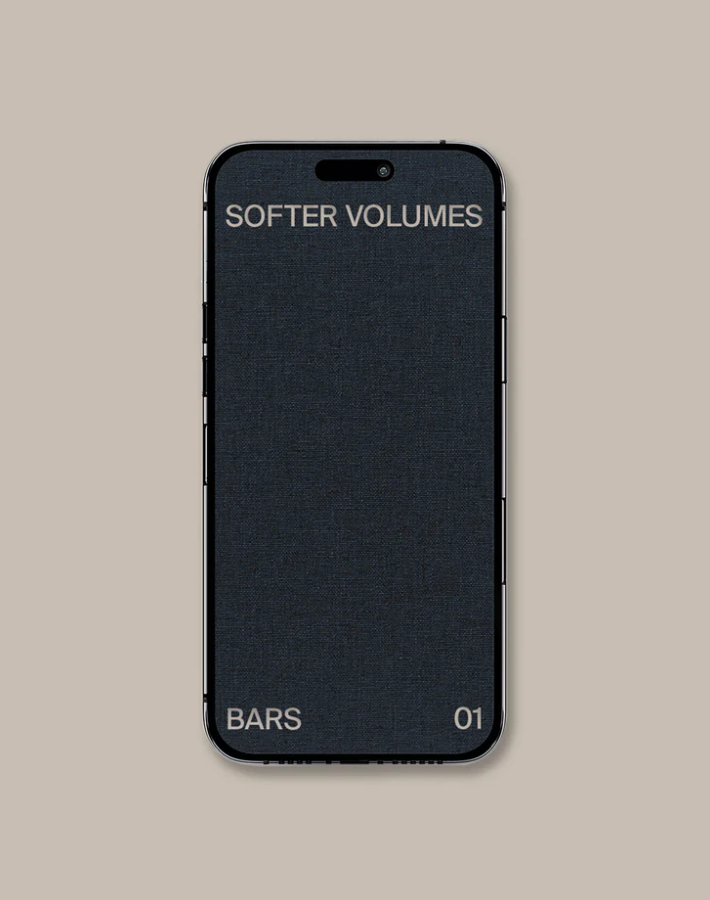 Softer Volumes Book / Bars