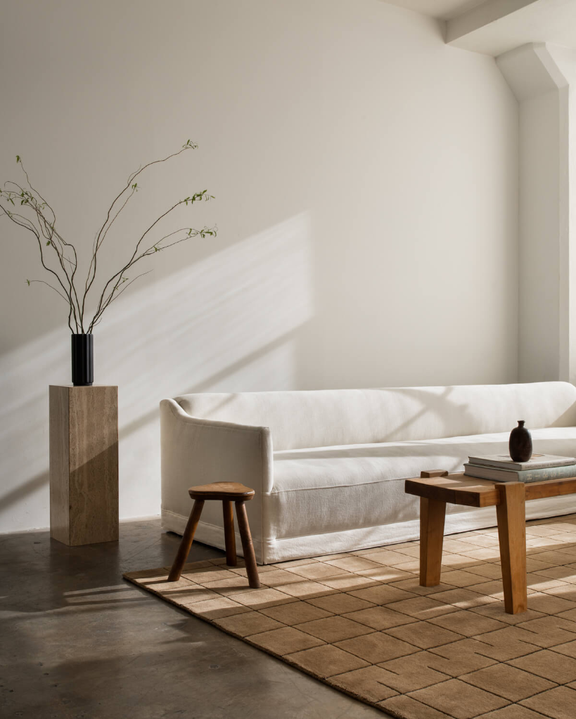 Grid Rug Chestnut