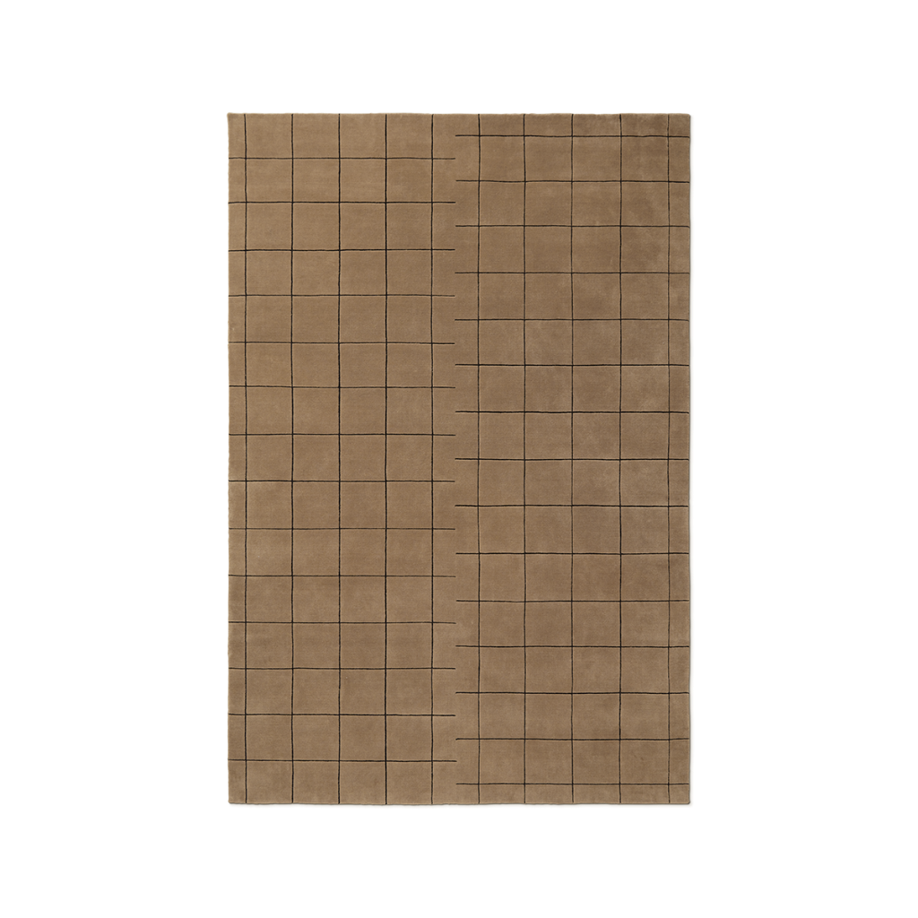 Grid Rug Chestnut