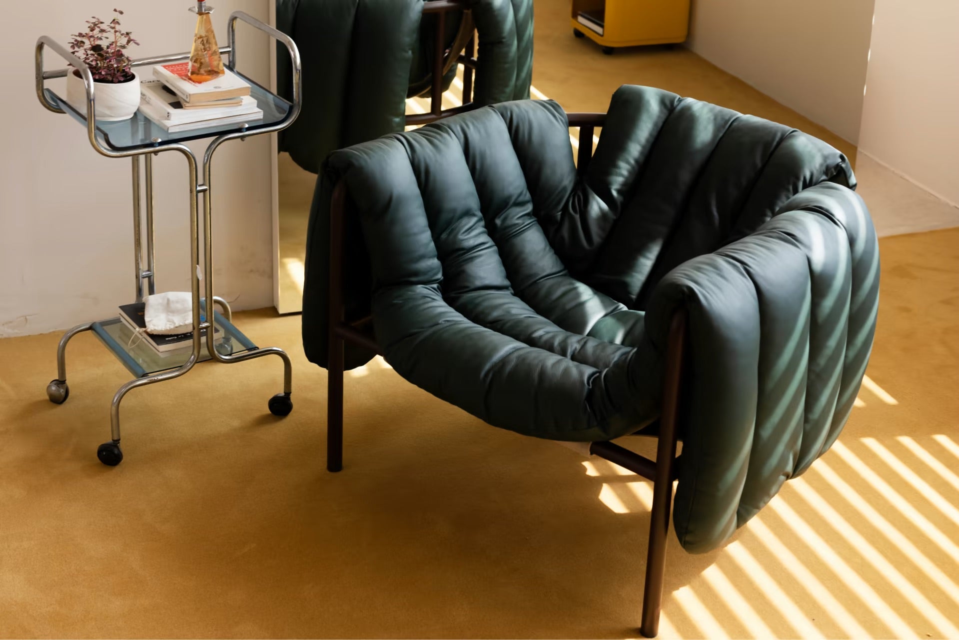 Puffy lounge chair by Faye Toogood