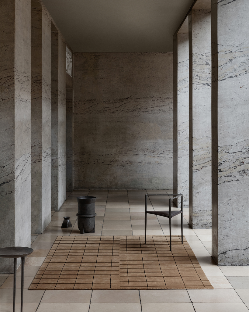 Grid Rug Chestnut