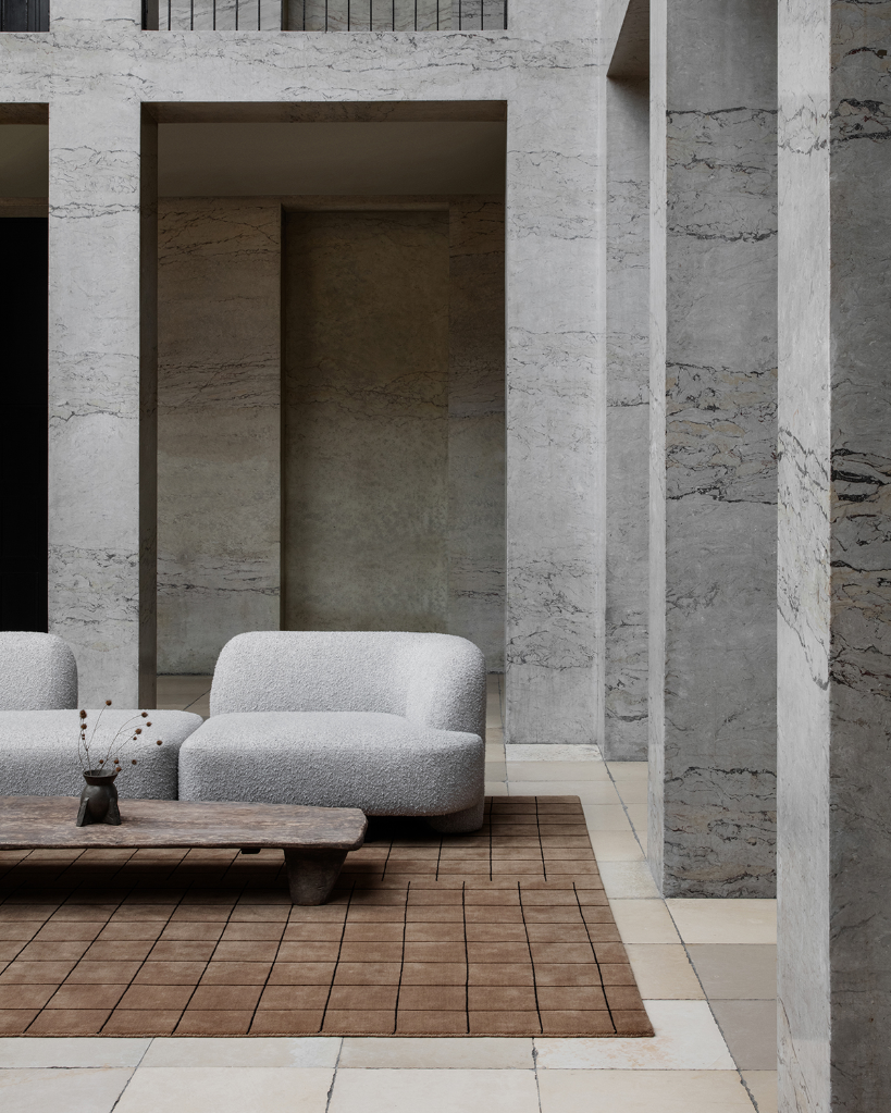 Grid Rug Chestnut
