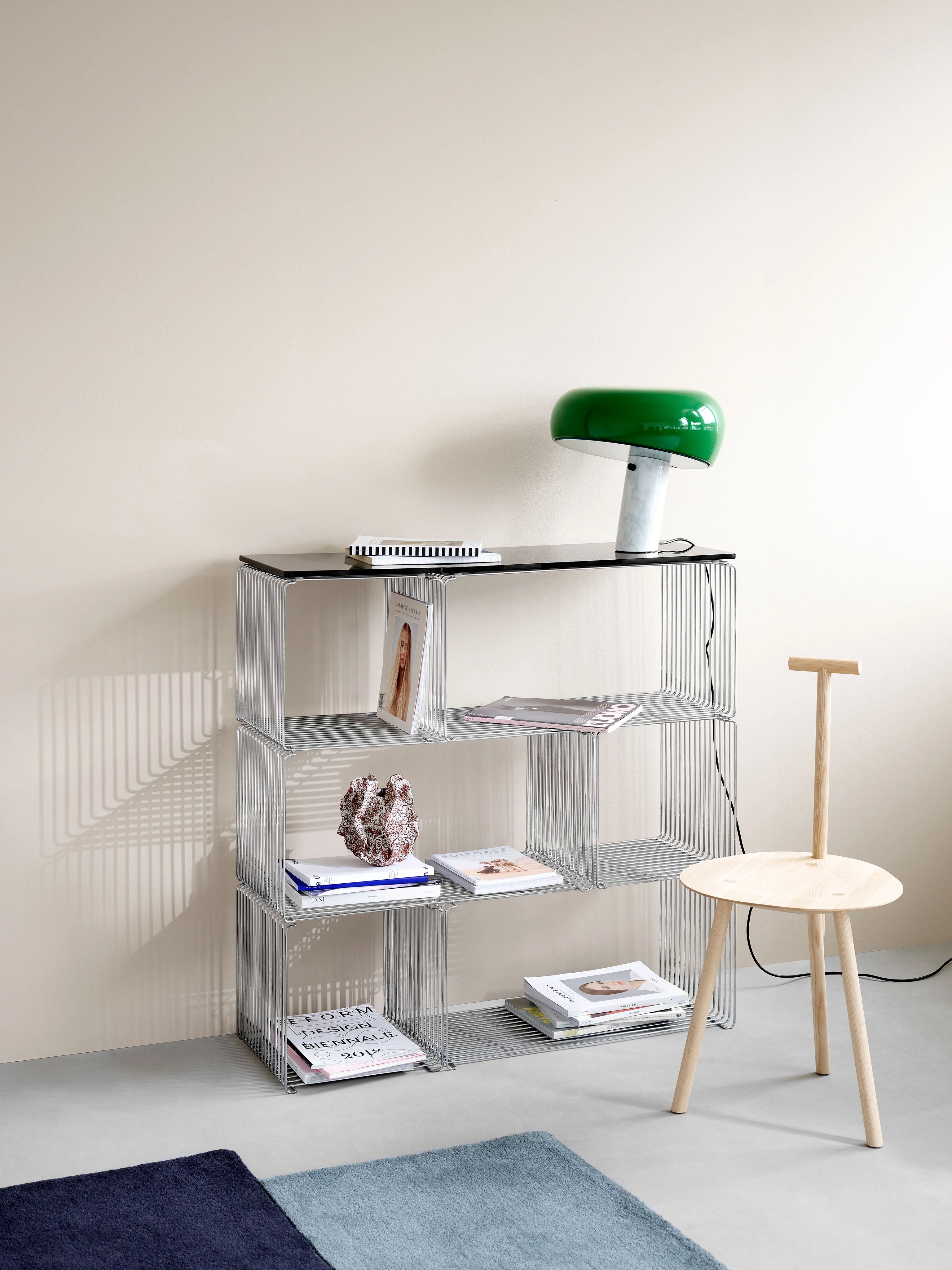Panton Wire Cube - Chrome Extended