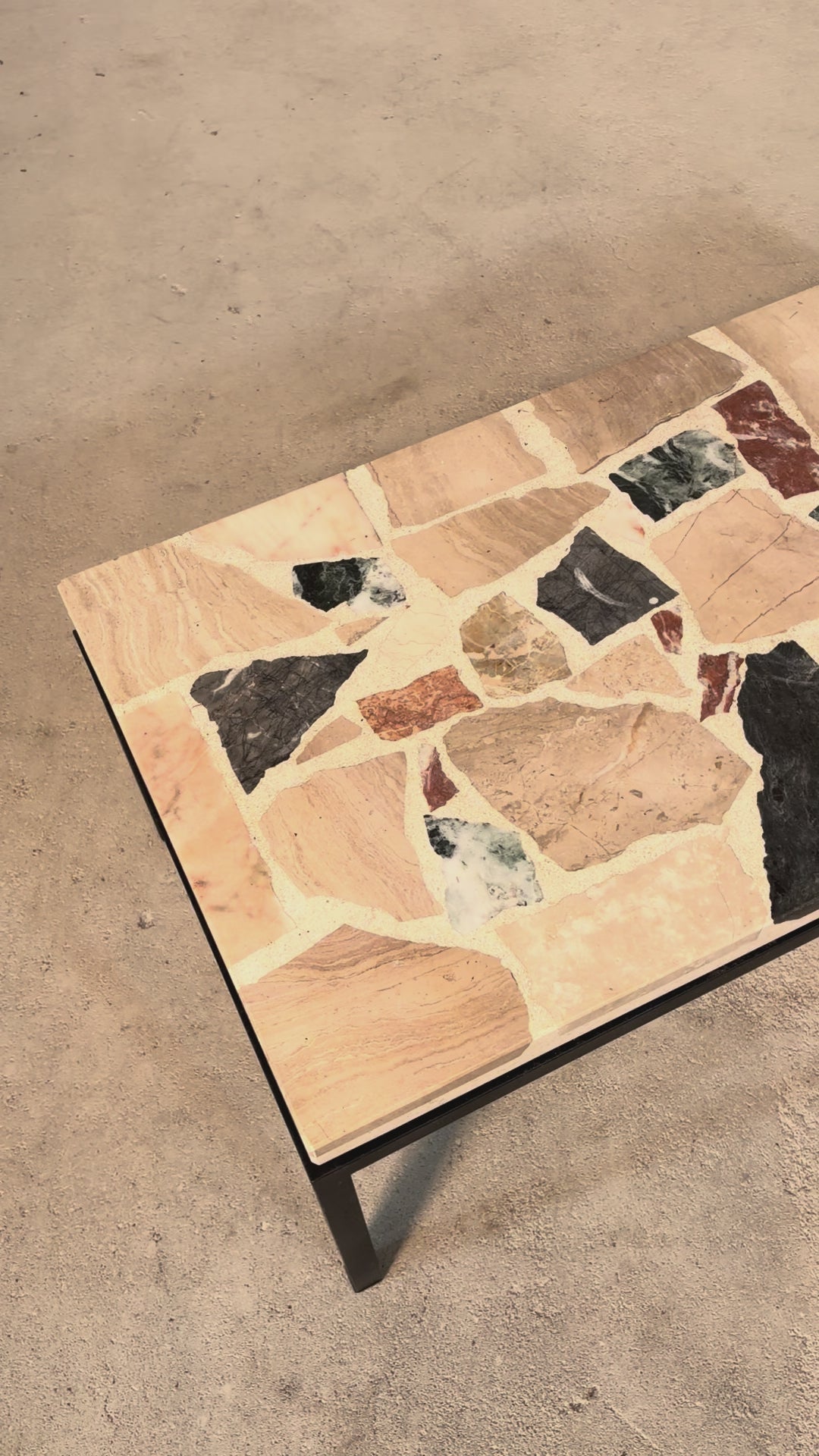 Load video: Terrazzo coffeetable