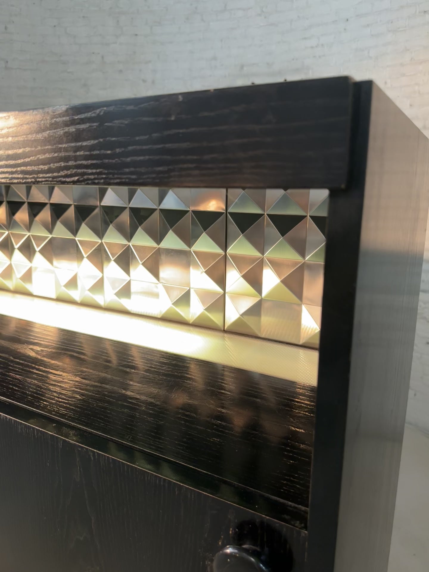 Load video: 80's Brutalist Large Cabinet