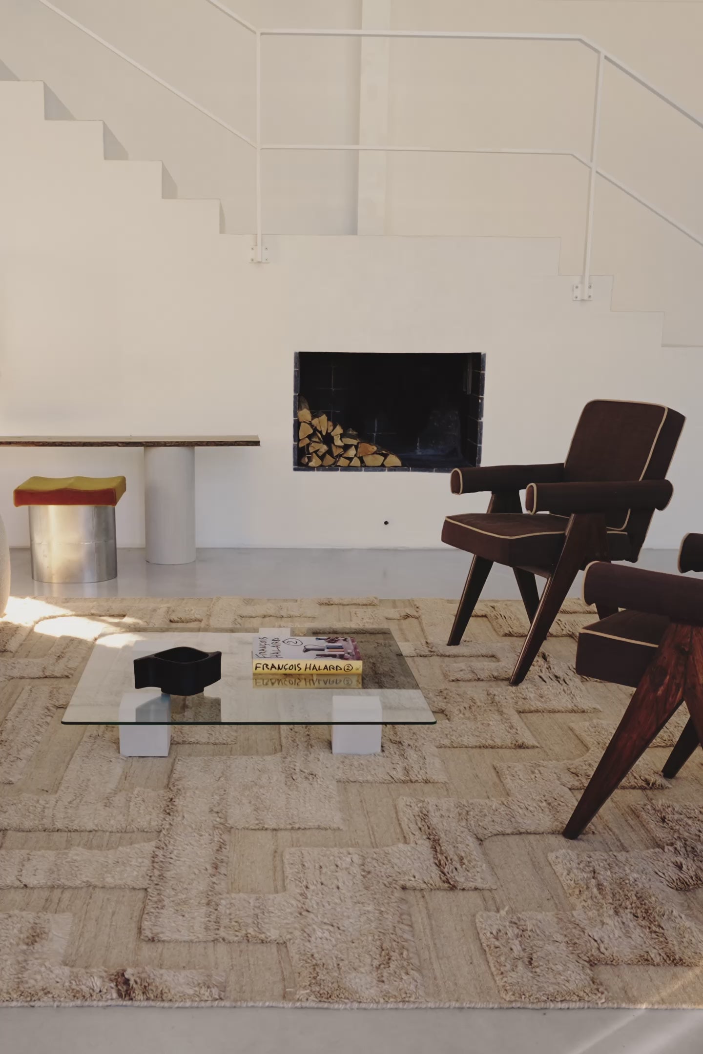 Load video: Boho Sand Mix Rug