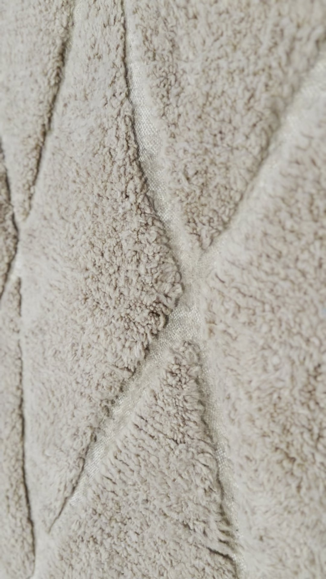 Load video: Geometric Taupe Rug