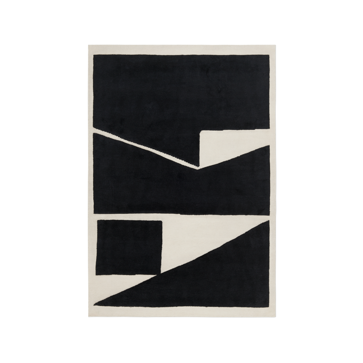 Untitled 1 Rug Dusty White / Black