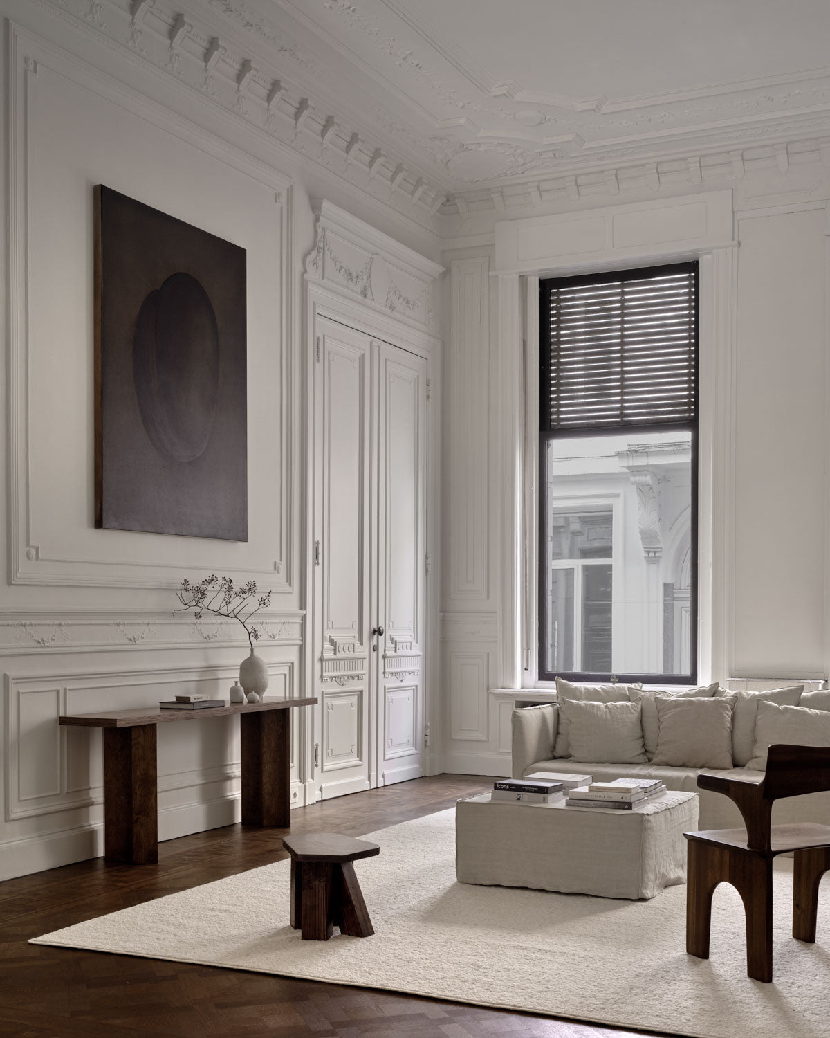 Bouclé Rug Cream