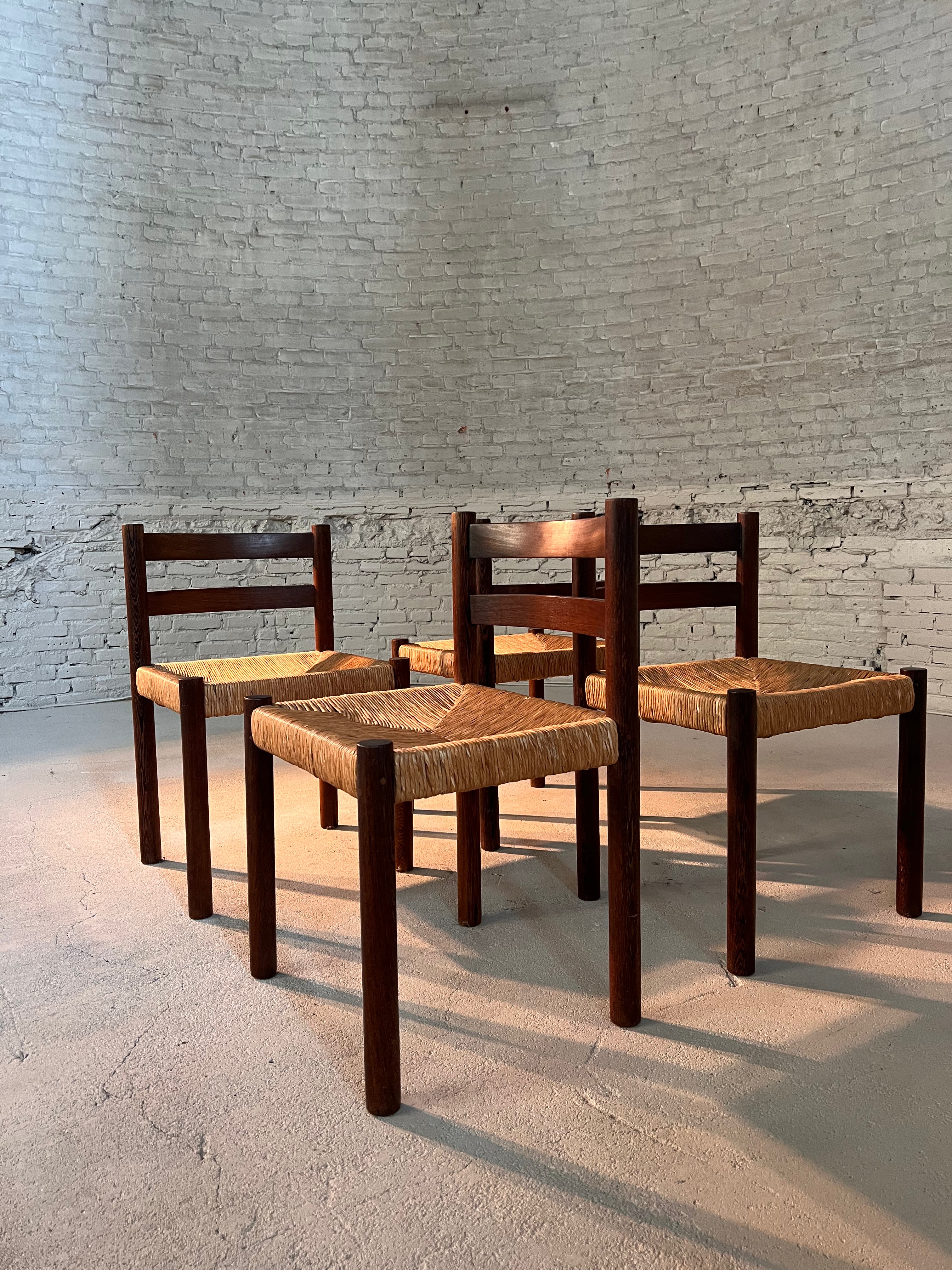 Wengé Rush Chairs set of 6