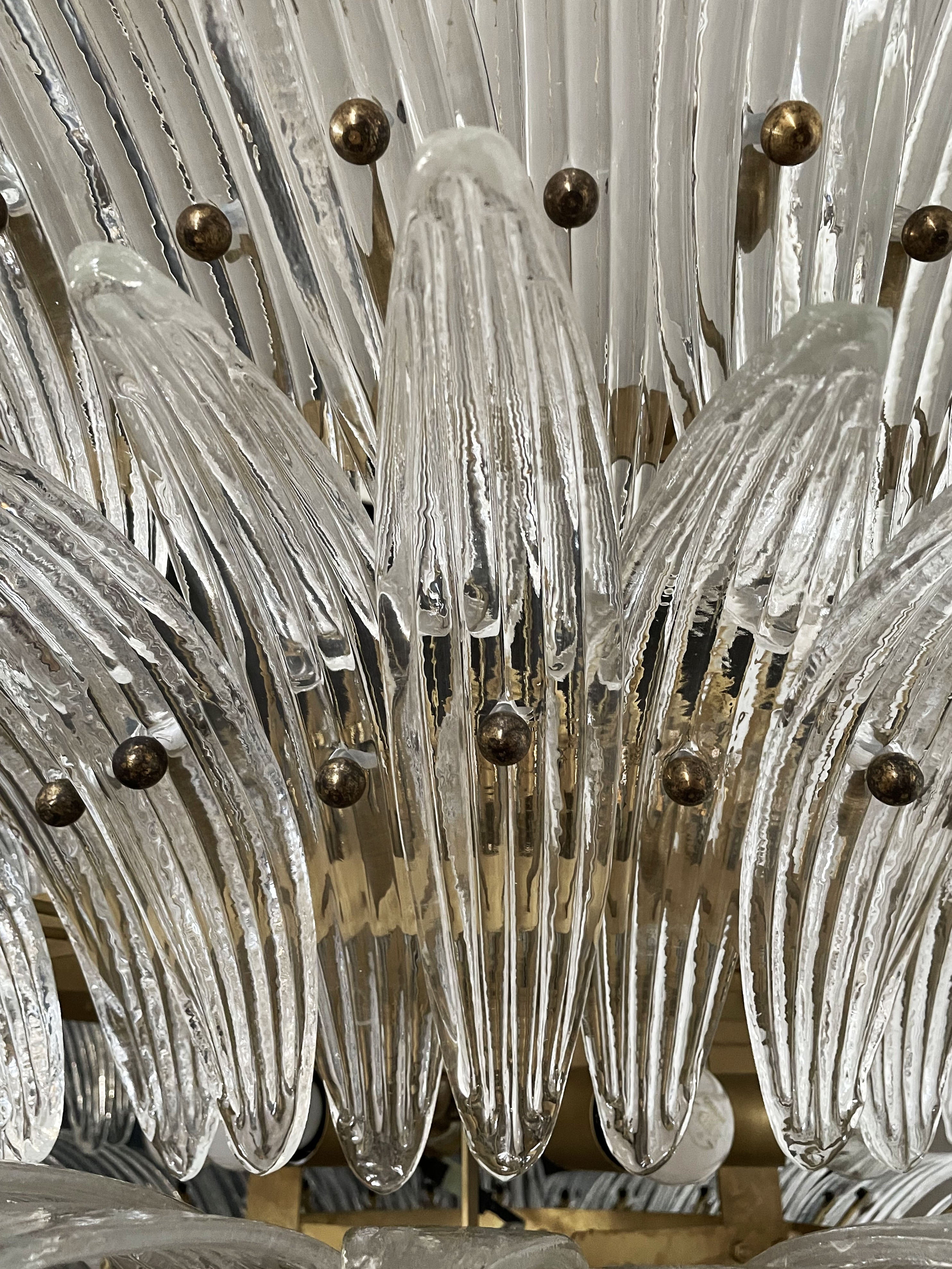 Murano Chandelier ‘Palmette’