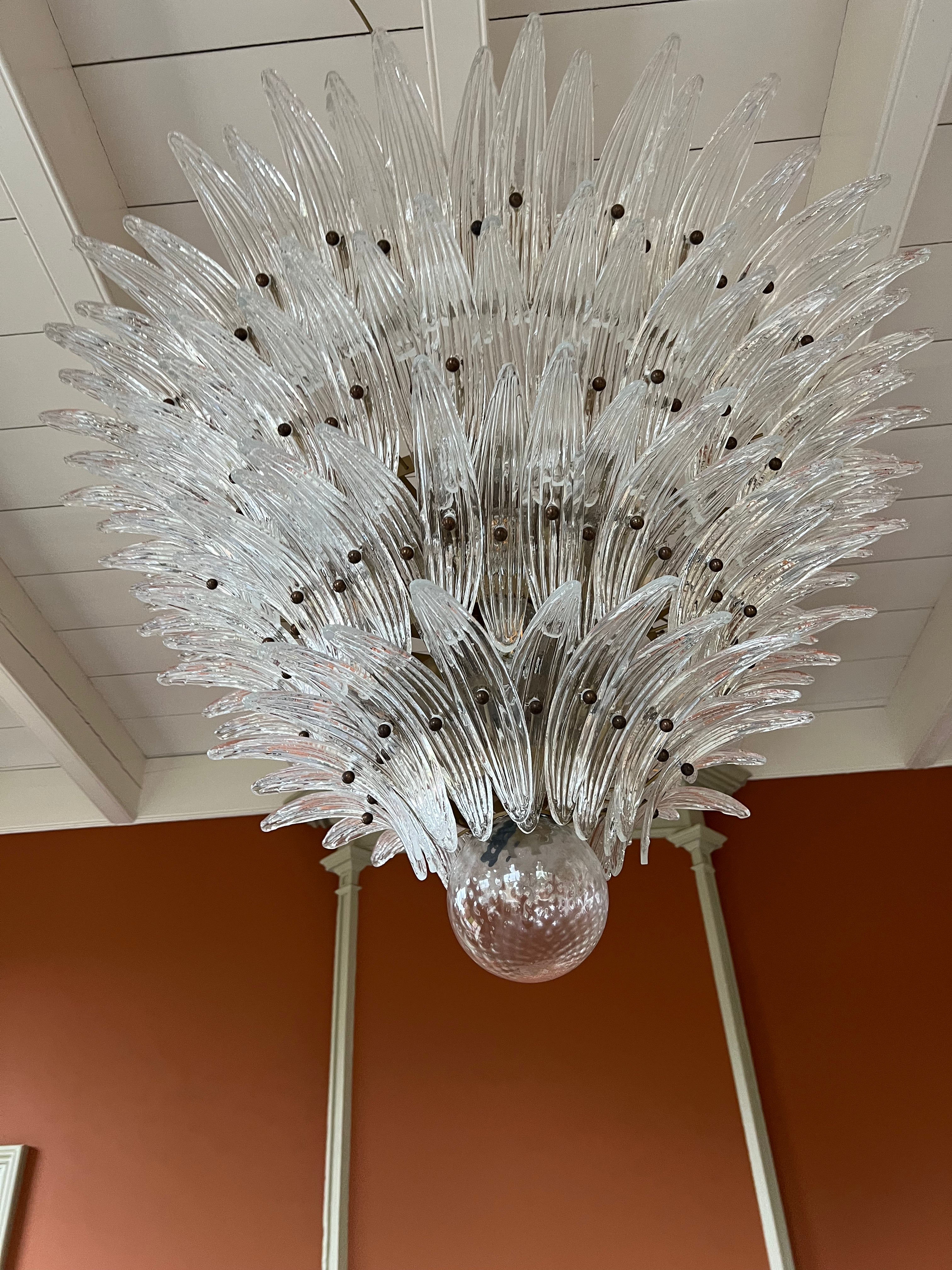Murano Chandelier ‘Palmette’