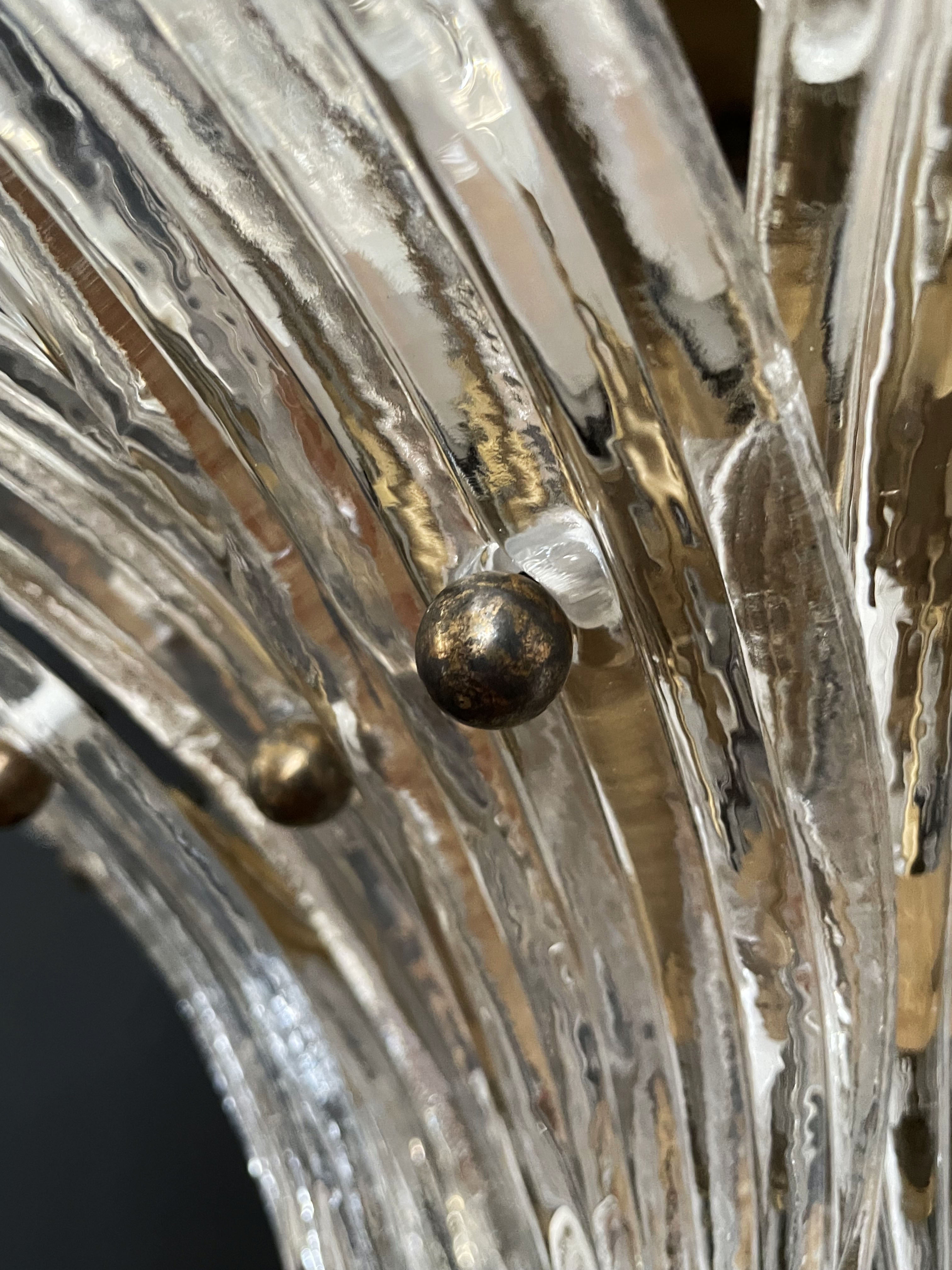 Murano Chandelier ‘Palmette’